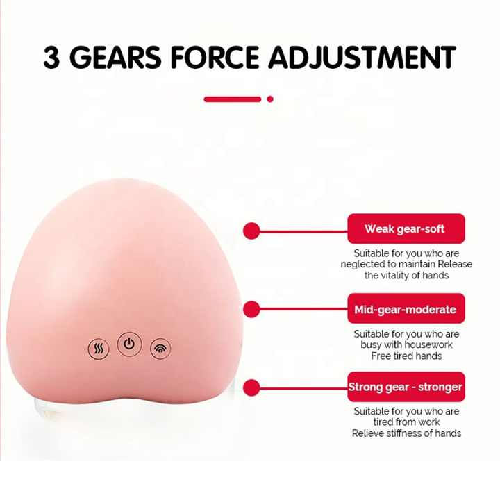 Electric Smart air Pressure Palm Hot Compress Five Finger Pain Deep Tissue Massager Hand Massager With Heat and Compression