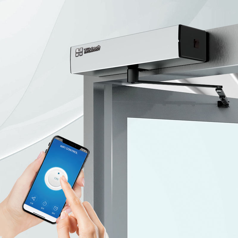 Turtech&Doortec SW100 SLIM Convenient Modern Home Intelligent Automatic Swing Door