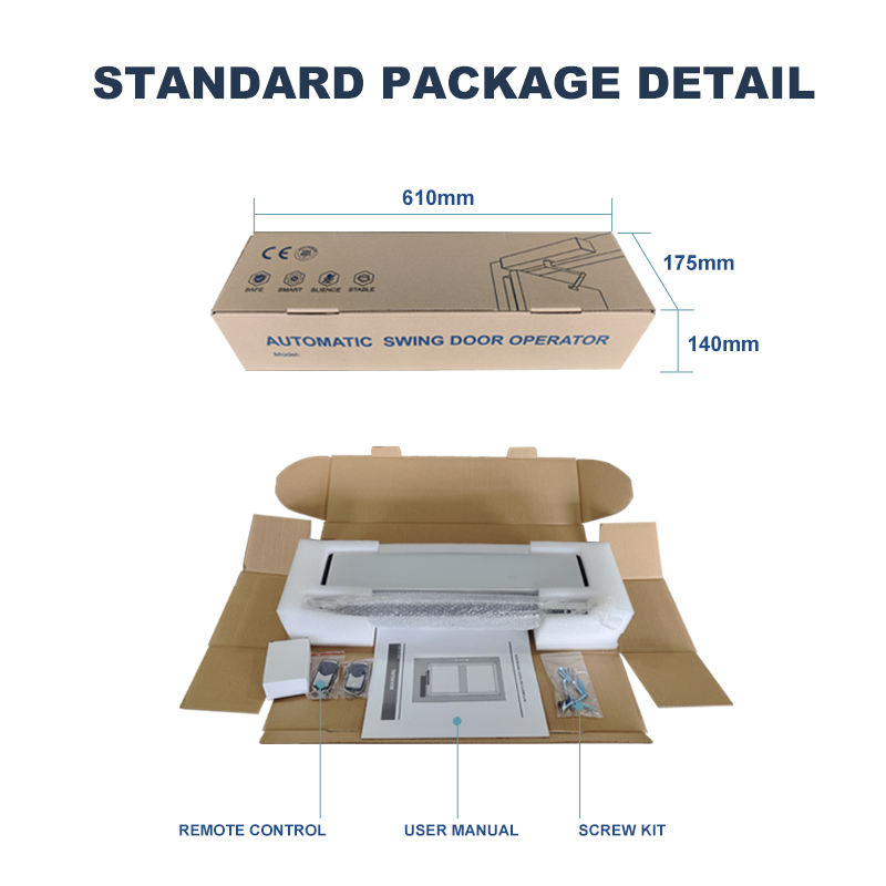 Turtech&Doortec SW100 SLIM Convenient Modern Home Intelligent Automatic Swing Door