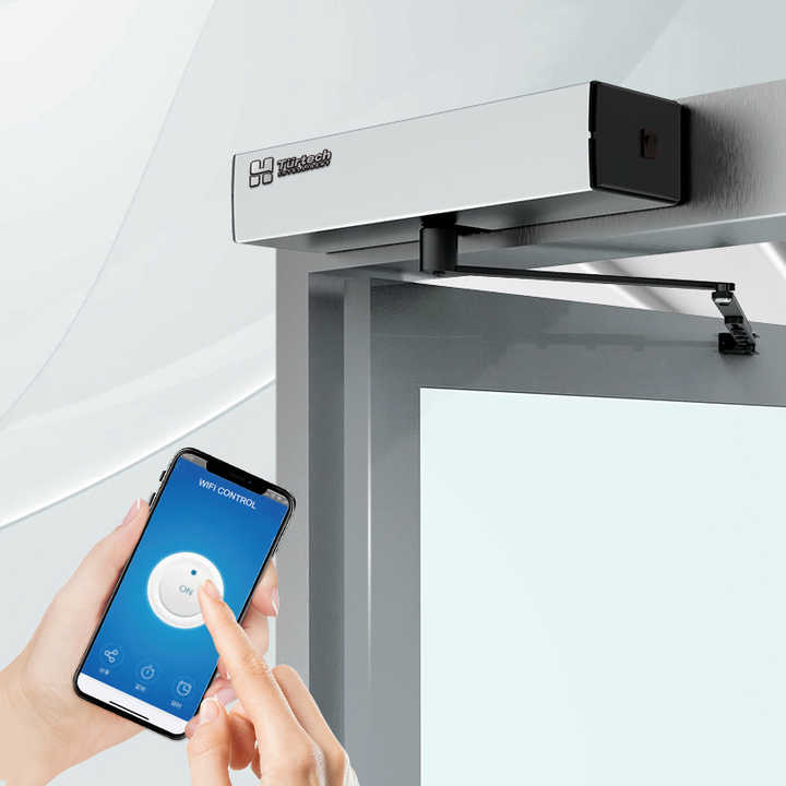 Turtech&Doortec SW100 SLIM Convenient Modern Home Intelligent Automatic Swing Door