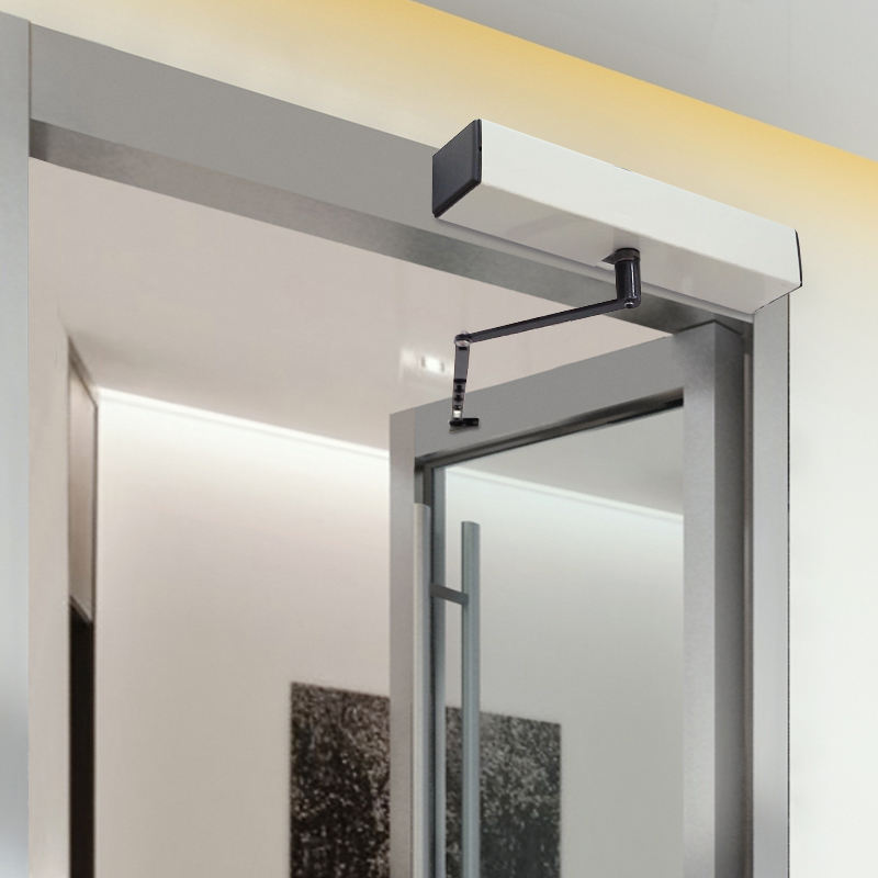 Turtech Automatic Swing Door Sw100slim Full Range Voltage 100kg Lifting Capacity Smart Home Automation