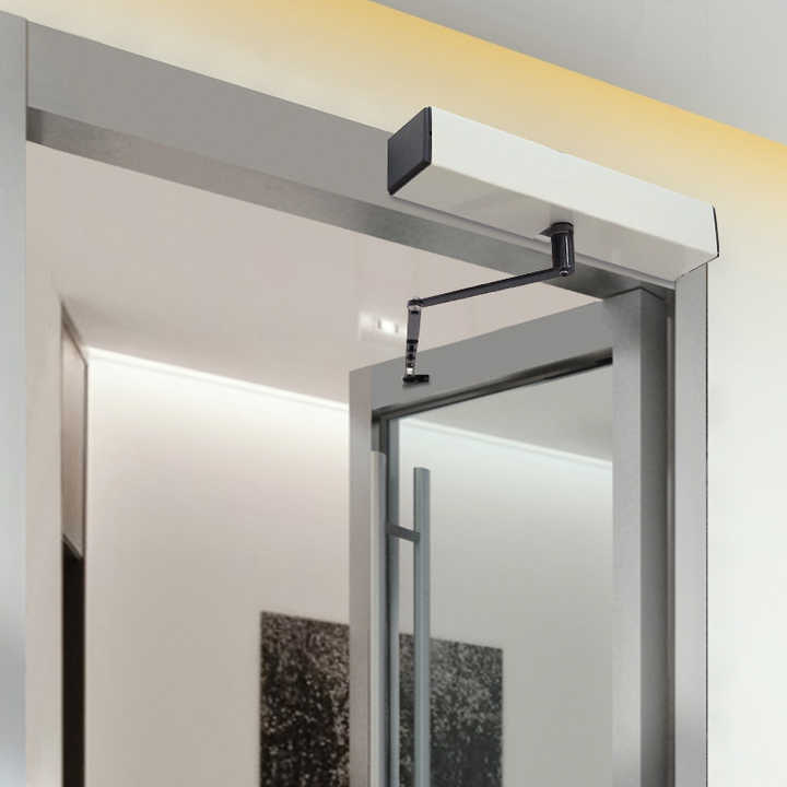 Turtech Automatic Swing Door Sw100slim Full Range Voltage 100kg Lifting Capacity Smart Home Automation