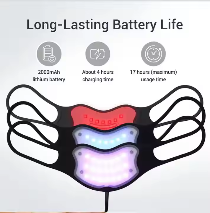 2025 Phenitech New Red Light Photon Energy Lip Beauty Device With Long -Lasting Battery Life