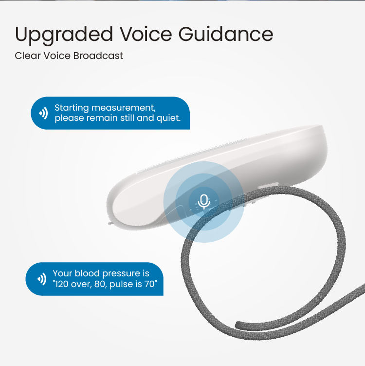 TRANSTEK Smart Digital Wrist BP Monitor One-Key Measure Large LCD Display Adjustable Blood Pressure Cuff Machine Electric Source