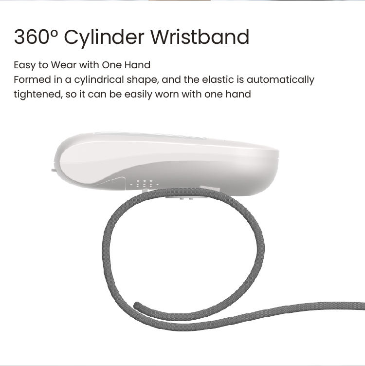 TRANSTEK Smart Digital Wrist BP Monitor One-Key Measure Large LCD Display Adjustable Blood Pressure Cuff Machine Electric Source