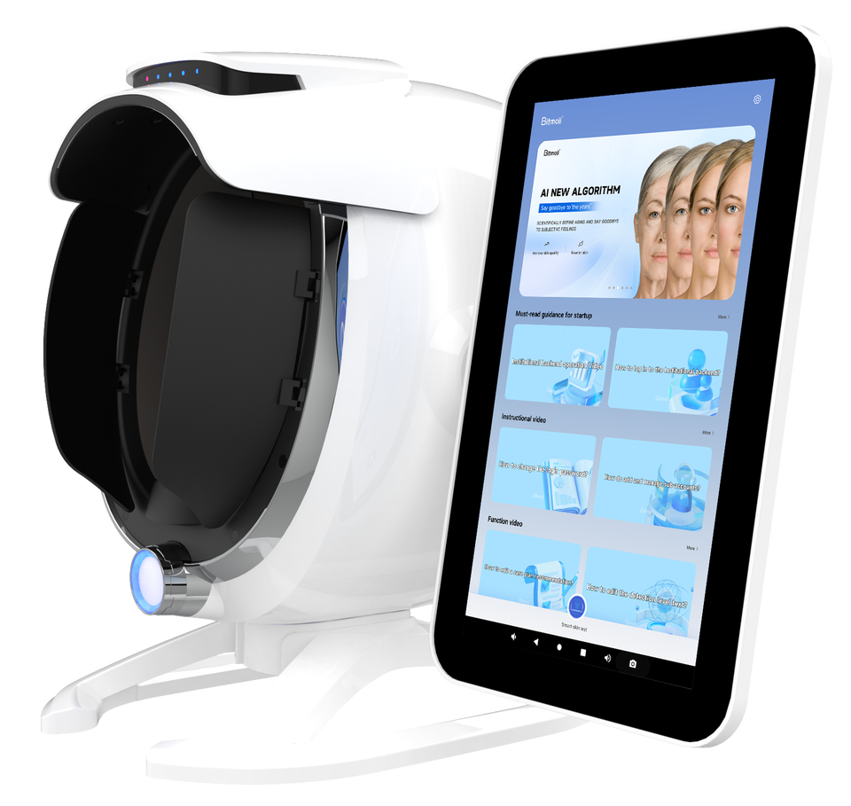 Portable 15.6 Inch Smart Mirror Scanner 9+1 WiFi 3D Digital Skin Analyzer Home Use Beauty Tester Machine