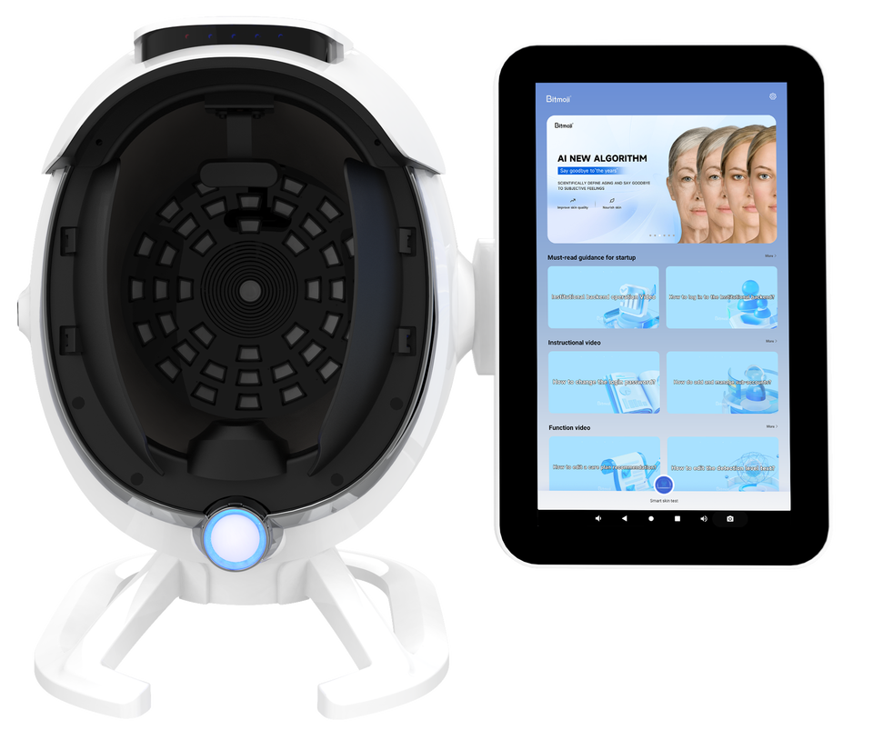 Portable 15.6 Inch Smart Mirror Scanner 9+1 WiFi 3D Digital Skin Analyzer Home Use Beauty Tester Machine