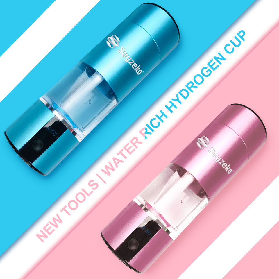 Hydrogen Rich Water Drinking Cup Hydrogen Production Machine Waterproof Rechargeable High Content 5000ppb