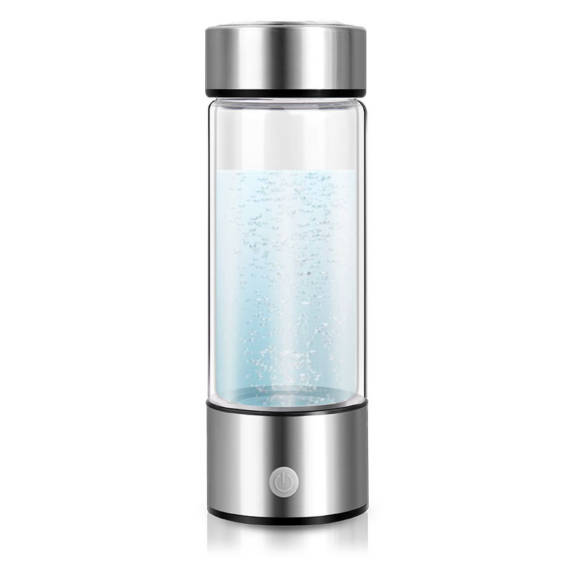 Factory Direct 420ml H2 Hydrogen Water Bottle Dual Chamber SPE Maker Premium Healthcare Water Cup
