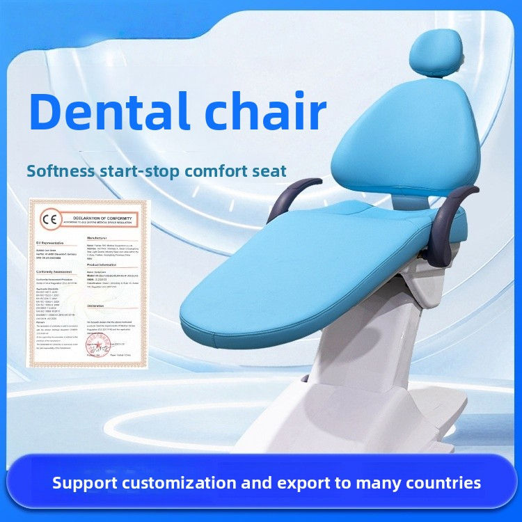 Ultra-Fine Leather Multi-Functional Dental Chair with Adjustable Electric Lift Bed-Chair Dual-Purpose for Dental Clinics