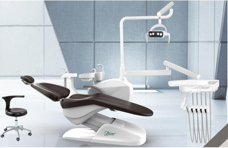 Ultra-Fine Leather Multi-Functional Dental Chair with Adjustable Electric Lift Bed-Chair Dual-Purpose for Dental Clinics