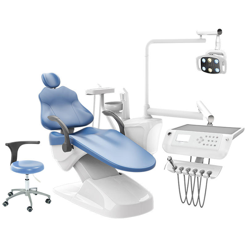 2025 Hao Yi Wholesale Hot Sale Dental Six Bead Lamp Oral Light Plastic Dental Chair Comprehensive Treatment Chair