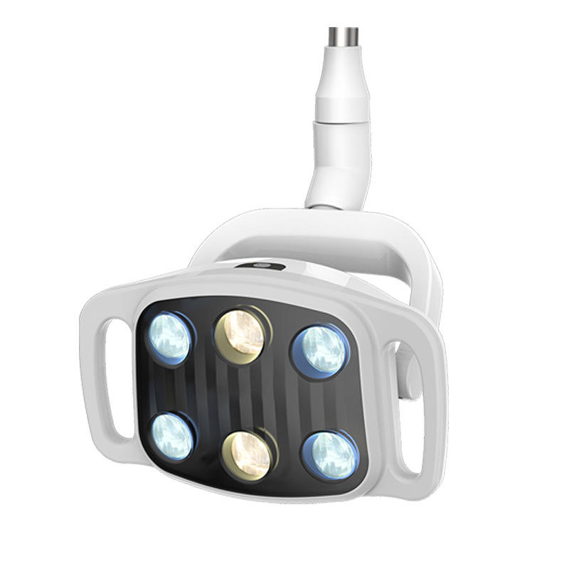 2025 Hao Yi Wholesale Hot Sale Dental Six Bead Lamp Oral Light Plastic Dental Chair Comprehensive Treatment Chair