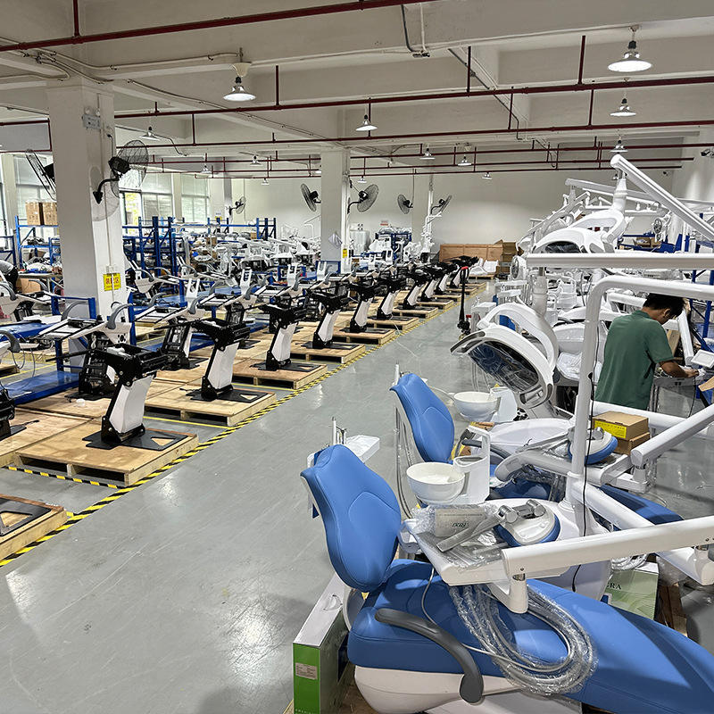 2025 Hao Yi Wholesale Hot Sale Dental Six Bead Lamp Oral Light Plastic Dental Chair Comprehensive Treatment Chair