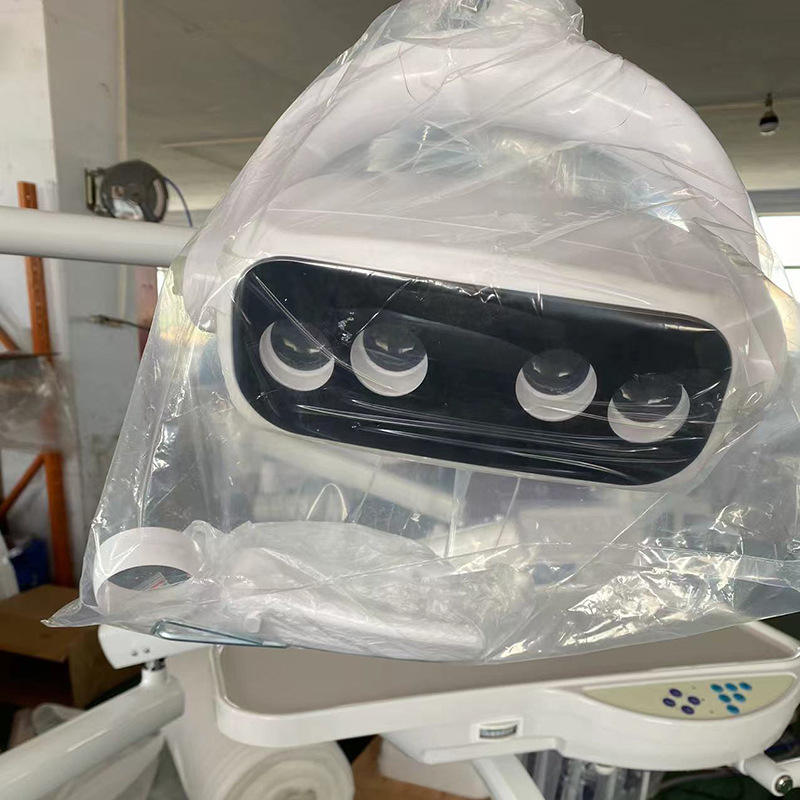 2025 New Electric Comprehensive Dental Treatment Chair with Metal Oral Table and Disinfection Machine