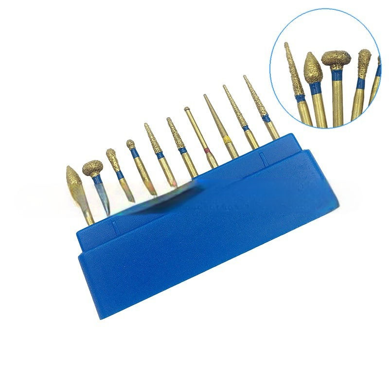 Factory Direct Class I High-Speed Dental Drill Suit Gold Car Needle Emery Grinding Head Tooth Preparation Mobile Access