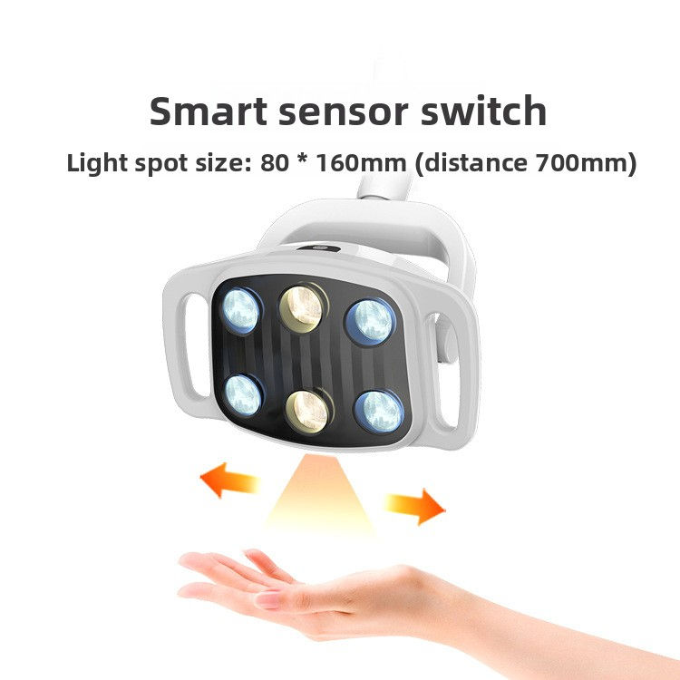 Hot Sale Oral Six Bead Lamp Dental Chair with CE Certified Class II 200W