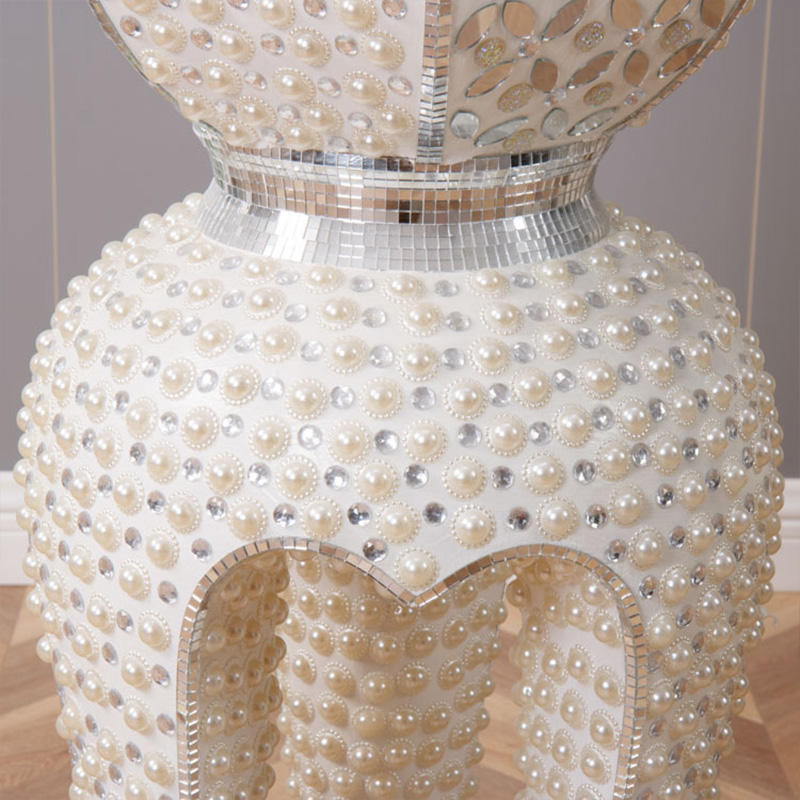 Home Decor European Electroplated FRP Large Diamonds Vase for Living Room Decoration Luxury Art Resin Craft Gift