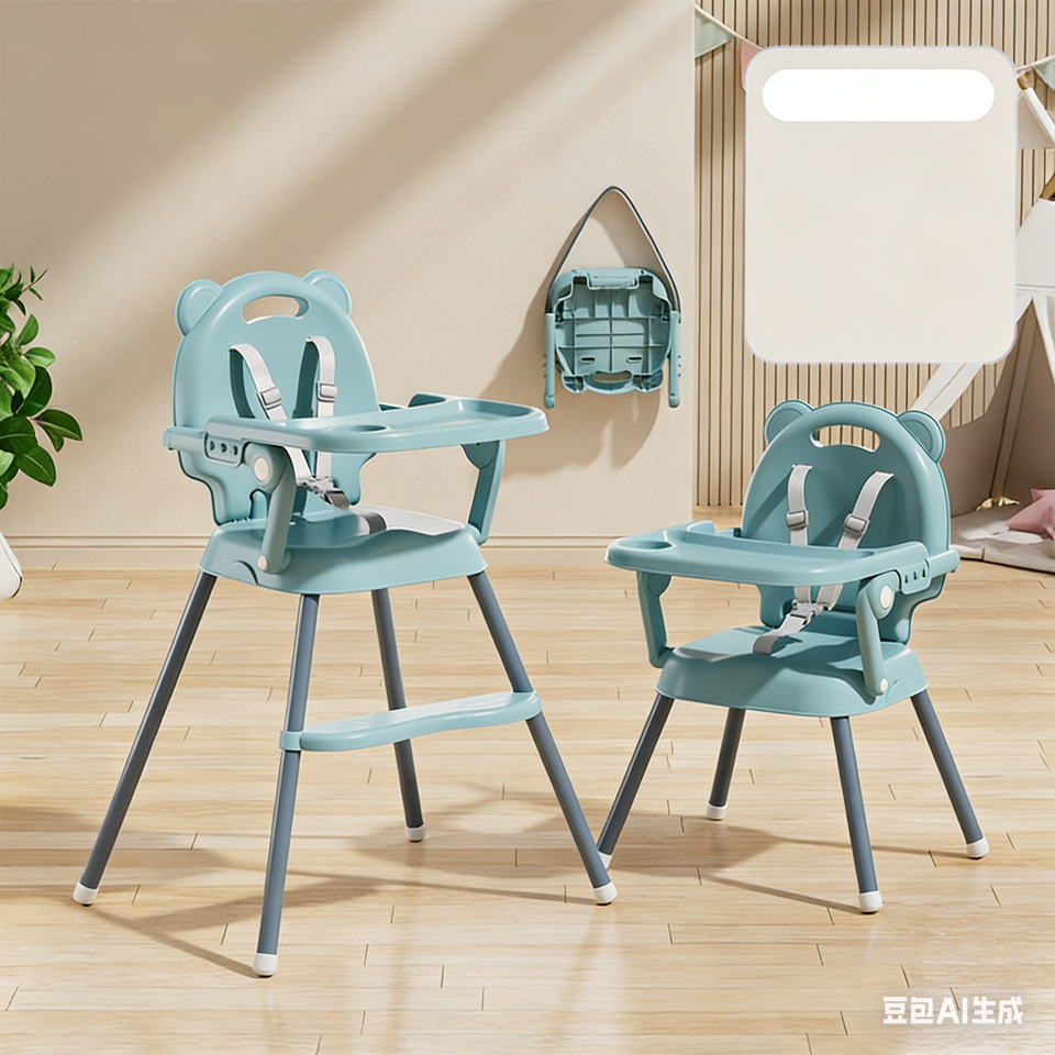Multi-functional Dining Chair for Baby High Chair with Portable Table Portable Dining Chair for Infant Feeding
