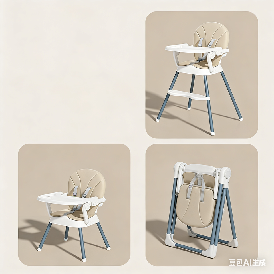 Multi-functional Dining Chair for Baby High Chair with Portable Table Portable Dining Chair for Infant Feeding