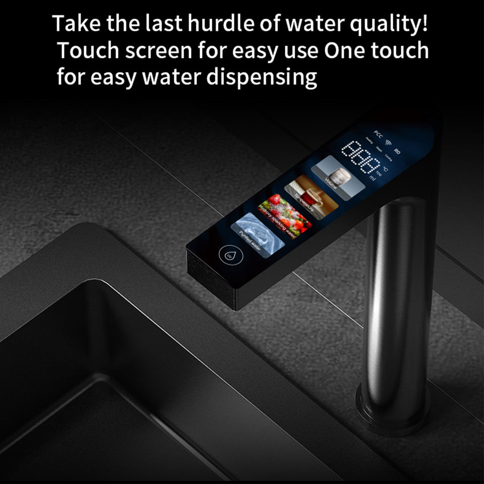 OLANSI W10 Boiling Hot and Cold Water Faucet Drinking Desktop Water Dispenser RO Automatic Under Sink Water Dispenser