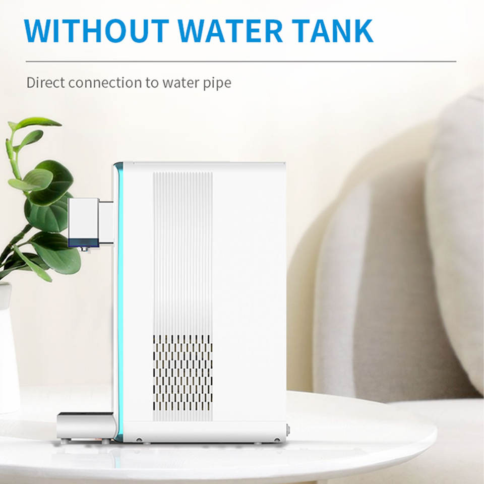 Table Top Drinking Hot and Cold Water Dispenser Machine Portable Electric Uv Water Dispensing Purifier Unit for Home