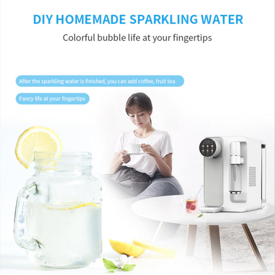 OLNASI W50 Sparkling Water Machine RO Direct Drinking Soda and Sparkling Water Makers Tabletop Sparkling Water Maker