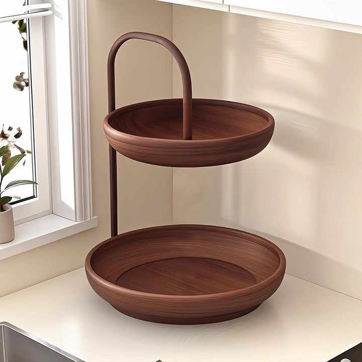 Kitchen Countertop Vegetable Storage Rack Multi-layer Fruit Basket Organizer Space Saving Shelves Metal Storage Basket for Home