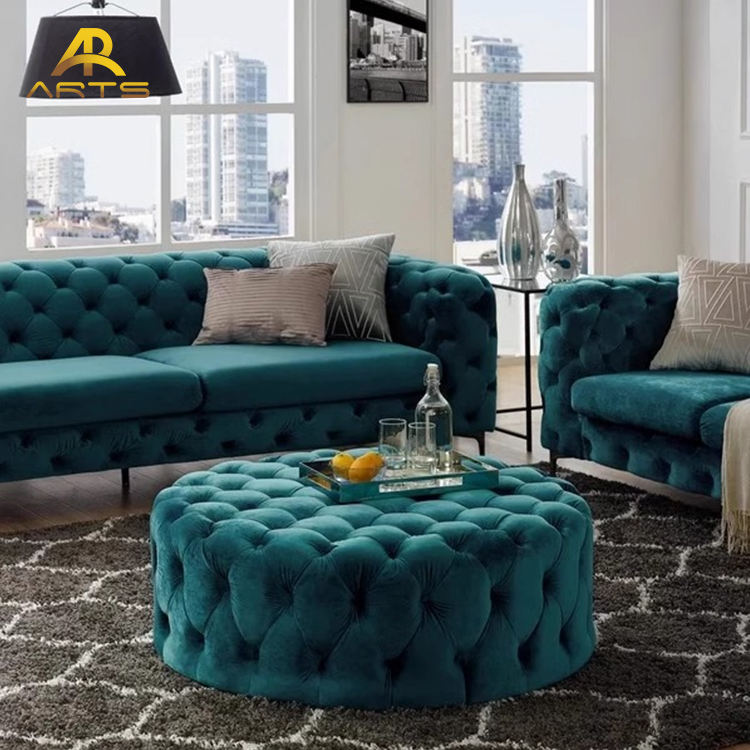 New Design Furniture Living Room Sectional Sofas Customize Fabric Modular Modern Sofa Fabric Set Furniture for Villas Sofa