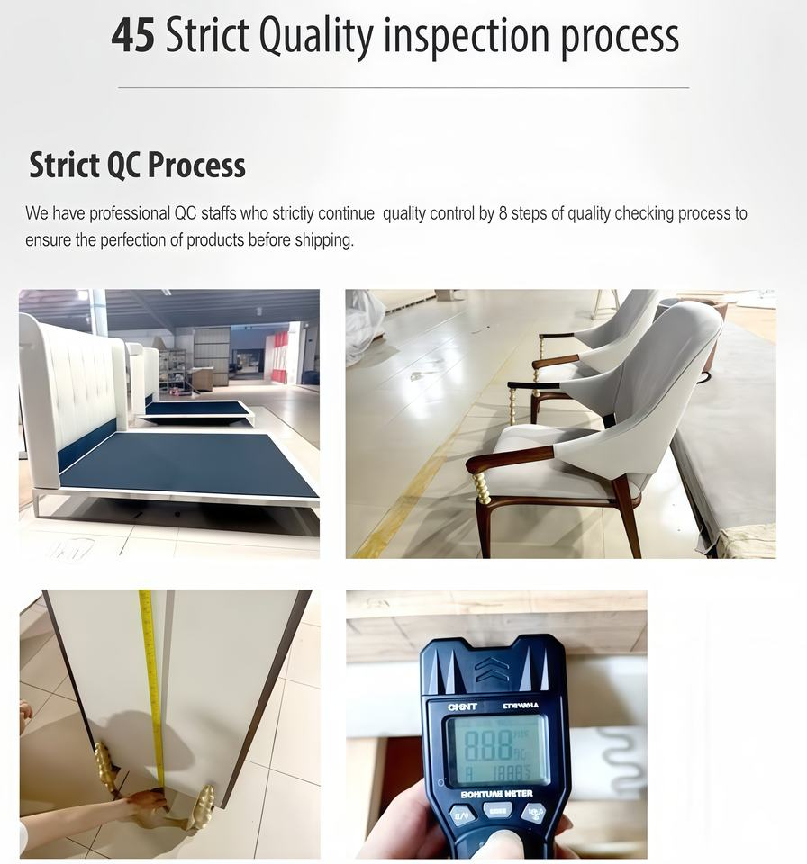 Luxury Modern Bedroom Sets Queen and King Sizes Wood Frame Beds with Storage Space Soft Style Convertible Fabric Bed