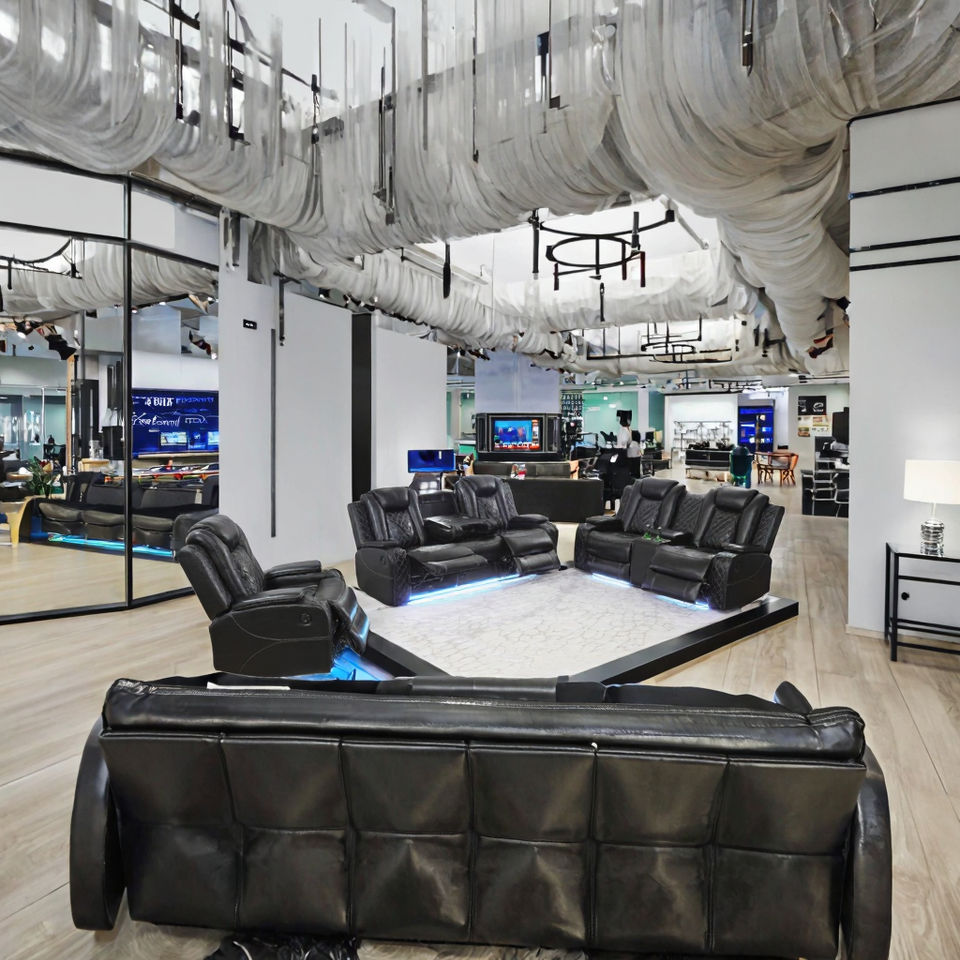 Modern Genuine Leather L Shape Extendable Convertible Sectional Sofa Set with Storage for Luxury Living Room