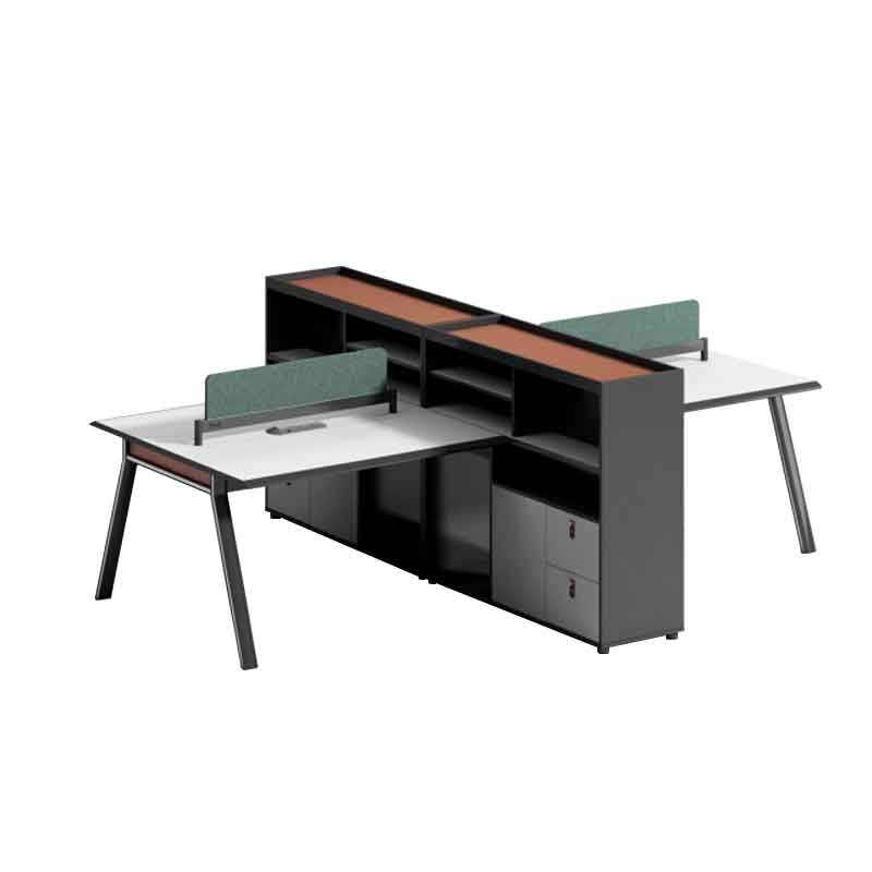 Liyu Modern L-Shape Office Desk Multiplayer Modular Work Station Furniture Partition Stylish Modular Office Furniture