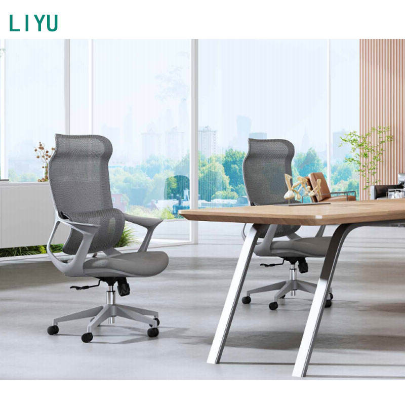 Liyu Furniture Factory Direct Executive Swivel Chair Hot Sale Office Mesh Chair Contemporary Design