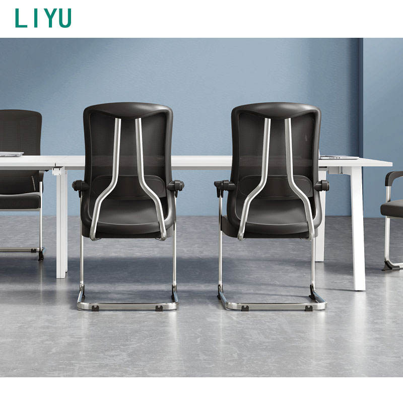 Liyu Furniture Ergonomic Modern Mesh Executive Chair Height Adjustable Revolving Office Lift Chair with Swivel Feature Fabric