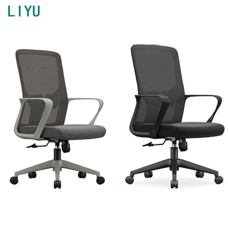 Liyu Furniture Cheap Mesh Swivel Revolving Guest Chaises De Bureau Sillas Para Oficina Manager Office Chair for Office/chair