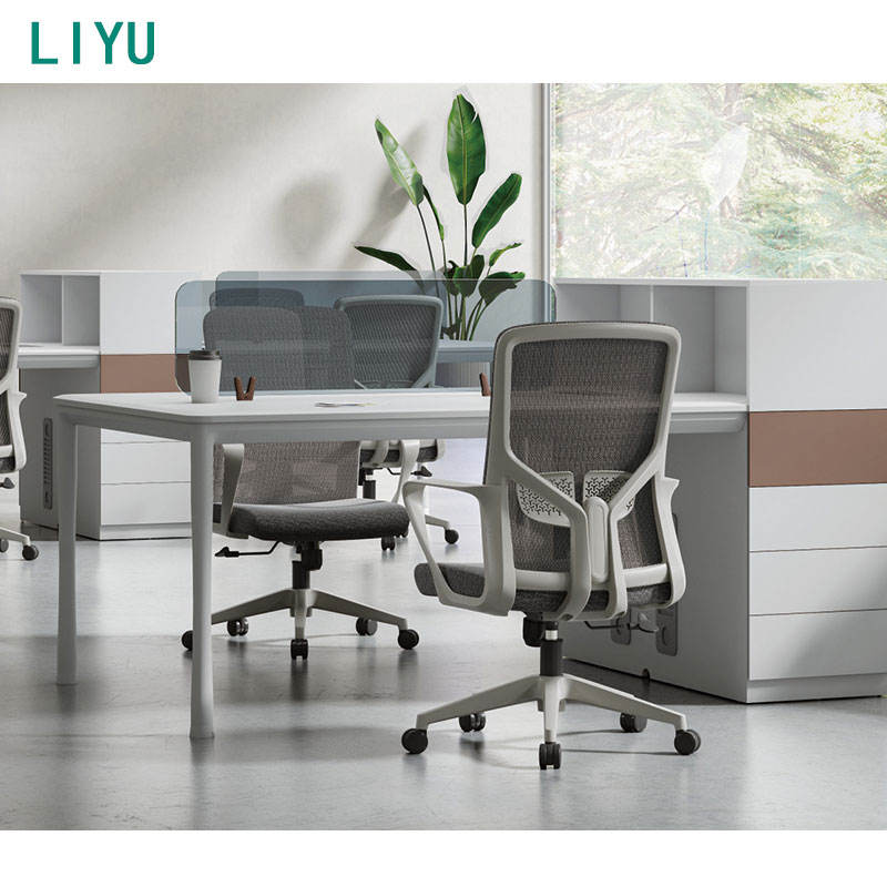 Liyu Furniture Cheap Mesh Swivel Revolving Guest Chaises De Bureau Sillas Para Oficina Manager Office Chair for Office/chair
