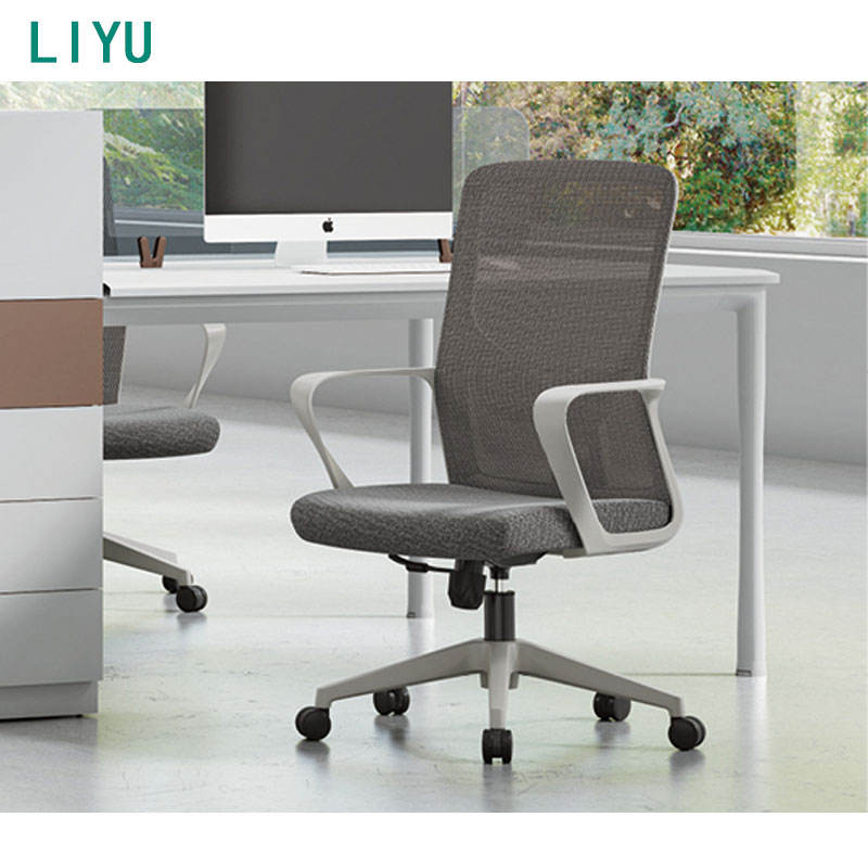 Liyu Furniture Cheap Mesh Swivel Revolving Guest Chaises De Bureau Sillas Para Oficina Manager Office Chair for Office/chair