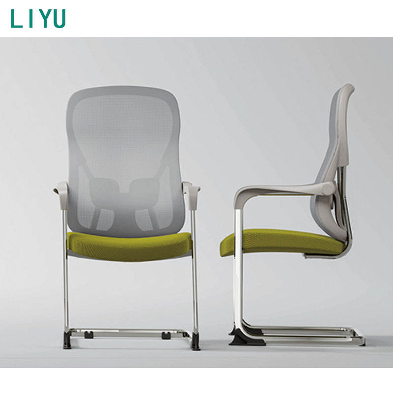 Liyu Furniture Modern Ergonomic Office Furniture-Mesh Conference/Meeting Chair for Home Executive Use Durable Metal Material
