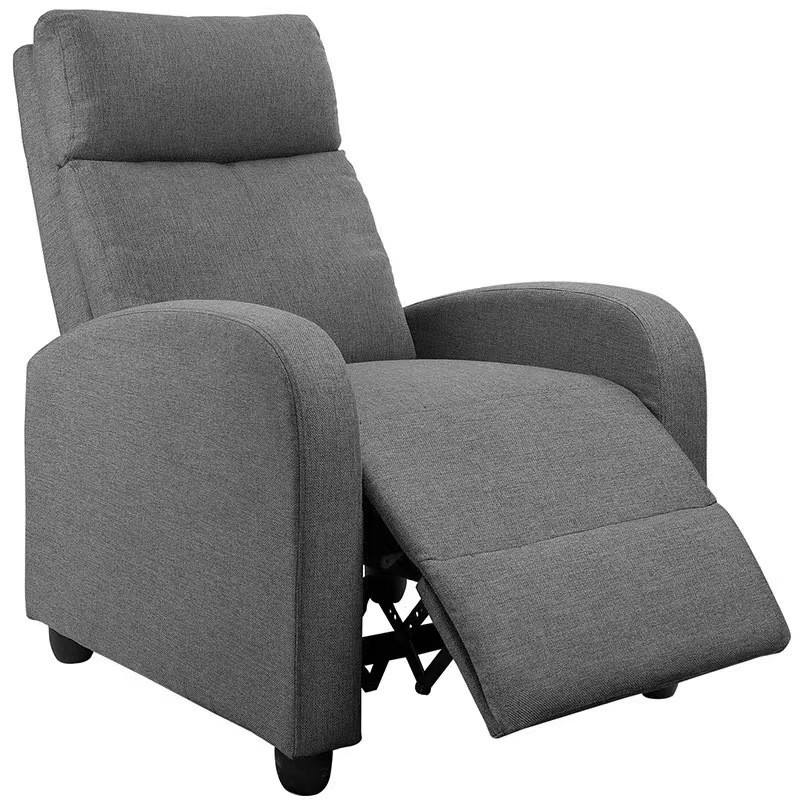 Modern Extendable Reclining Massage Sofa Set Electric & Manual Genuine Synthetic Recliner with Metal Frame Optional Color