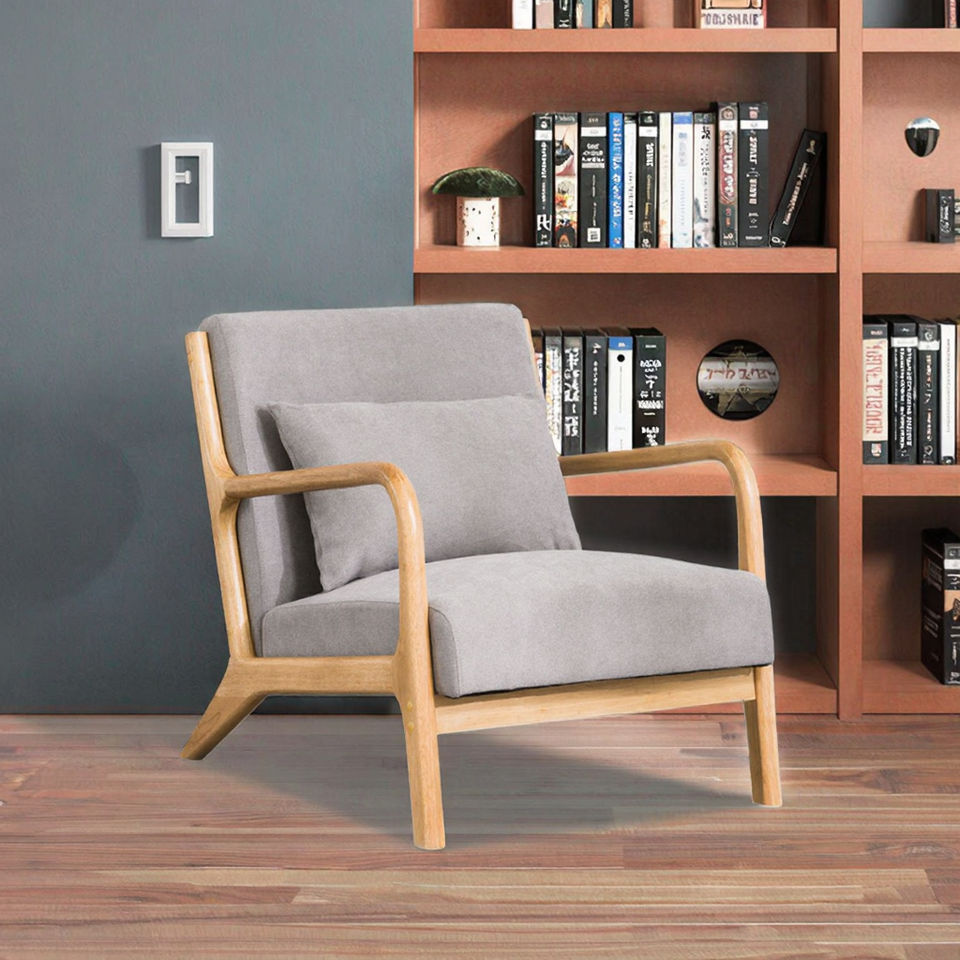 Vintage Contemporary Reclining Chaise Lounge Chair Fabric Living Room Furniture OEM Customized Factory Price