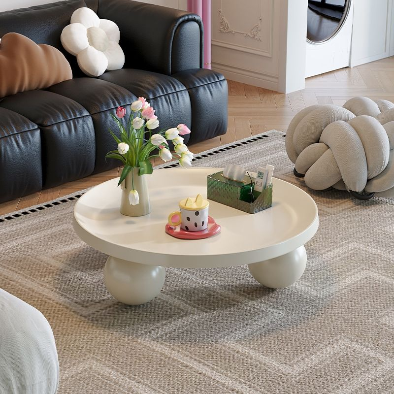 Modern Nordic metal Tea Table Cream Style & Easy Clean Home Furniture for Small Apartment Living Room