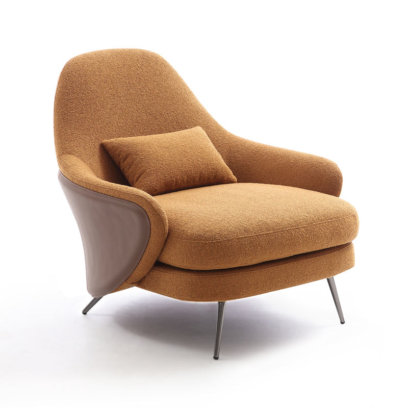 Contemporary Fabric Lounge Leisure Chair High-Density Sponge New Style for Home Office Living Room Home Furniture for Sale