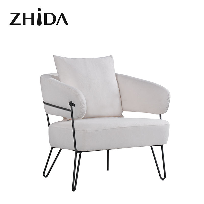 Contemporary Fabric Lounge Leisure Chair High-Density Sponge New Style for Home Office Living Room Home Furniture for Sale