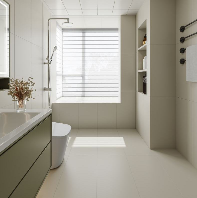 Modern LED Wall-Mounted Bathroom Cabinets Bathroom Vanities with Sink for Home Hotel