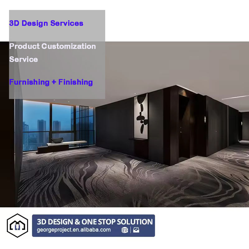 Hotel Furniture Supplier Turnkey Solution 5 Star Modern Custom Made Hotel Bedroom Furniture for USA Project