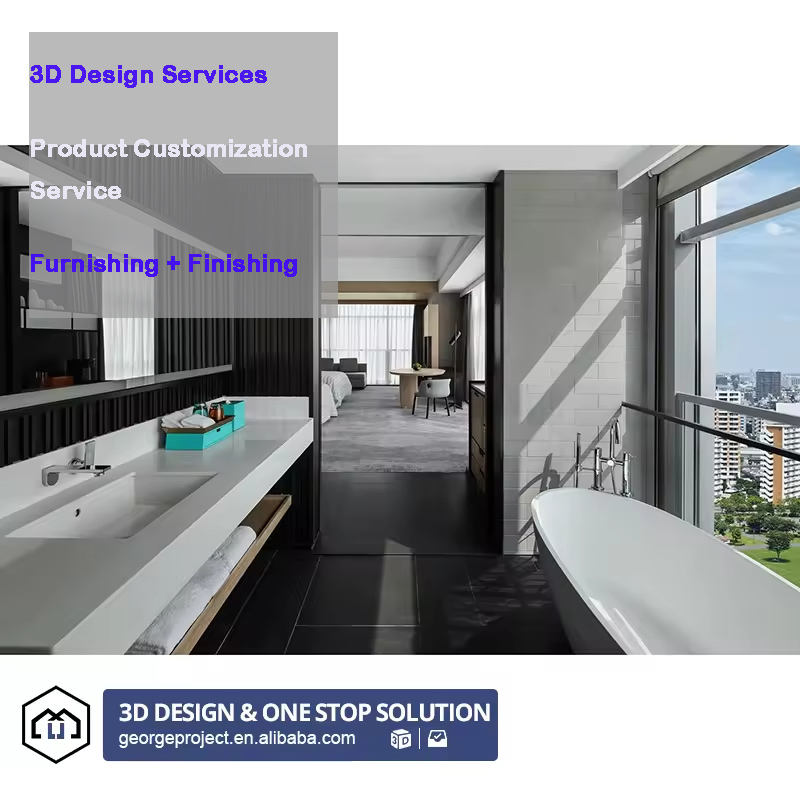 Hotel Furniture Supplier Turnkey Solution 5 Star Modern Custom Made Hotel Bedroom Furniture for USA Project