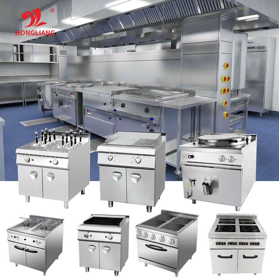 Hotel Project Commercial Catering Equipment Stainless Steel Restaurant Kitchen Equipment for Restaurant List