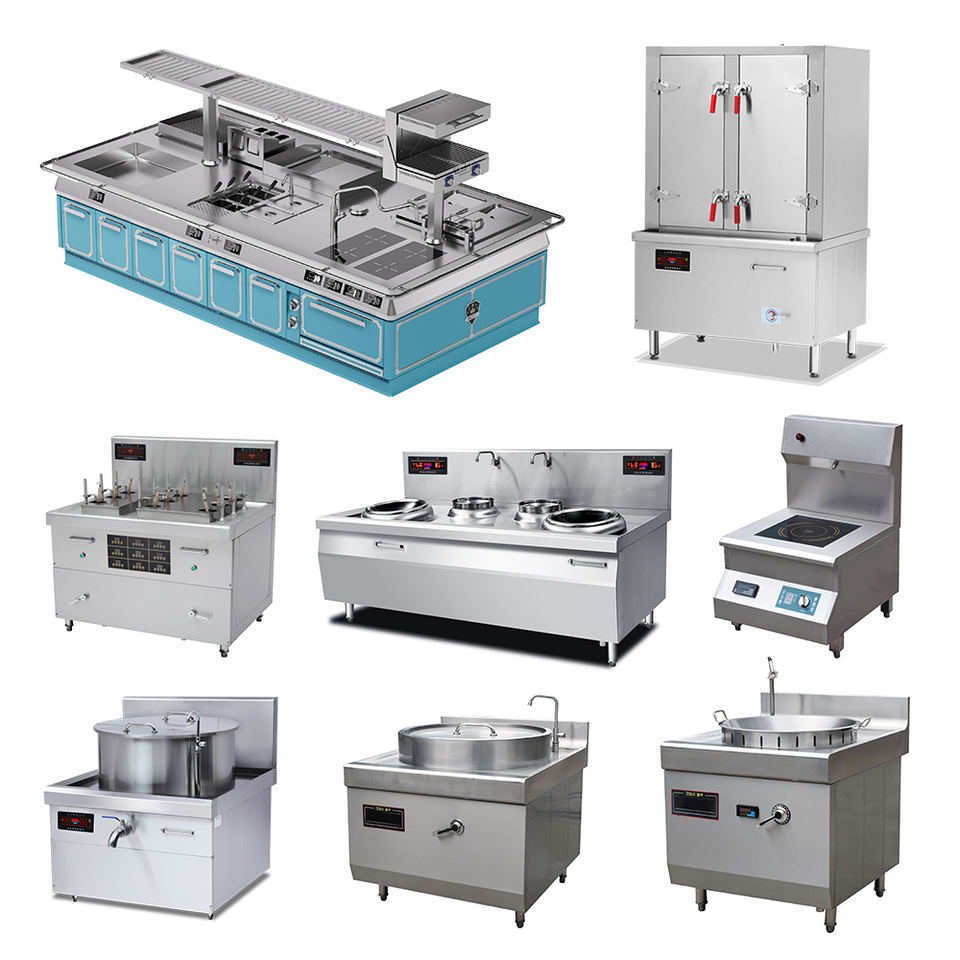 Hotel Project Commercial Catering Equipment Stainless Steel Restaurant Kitchen Equipment for Restaurant List