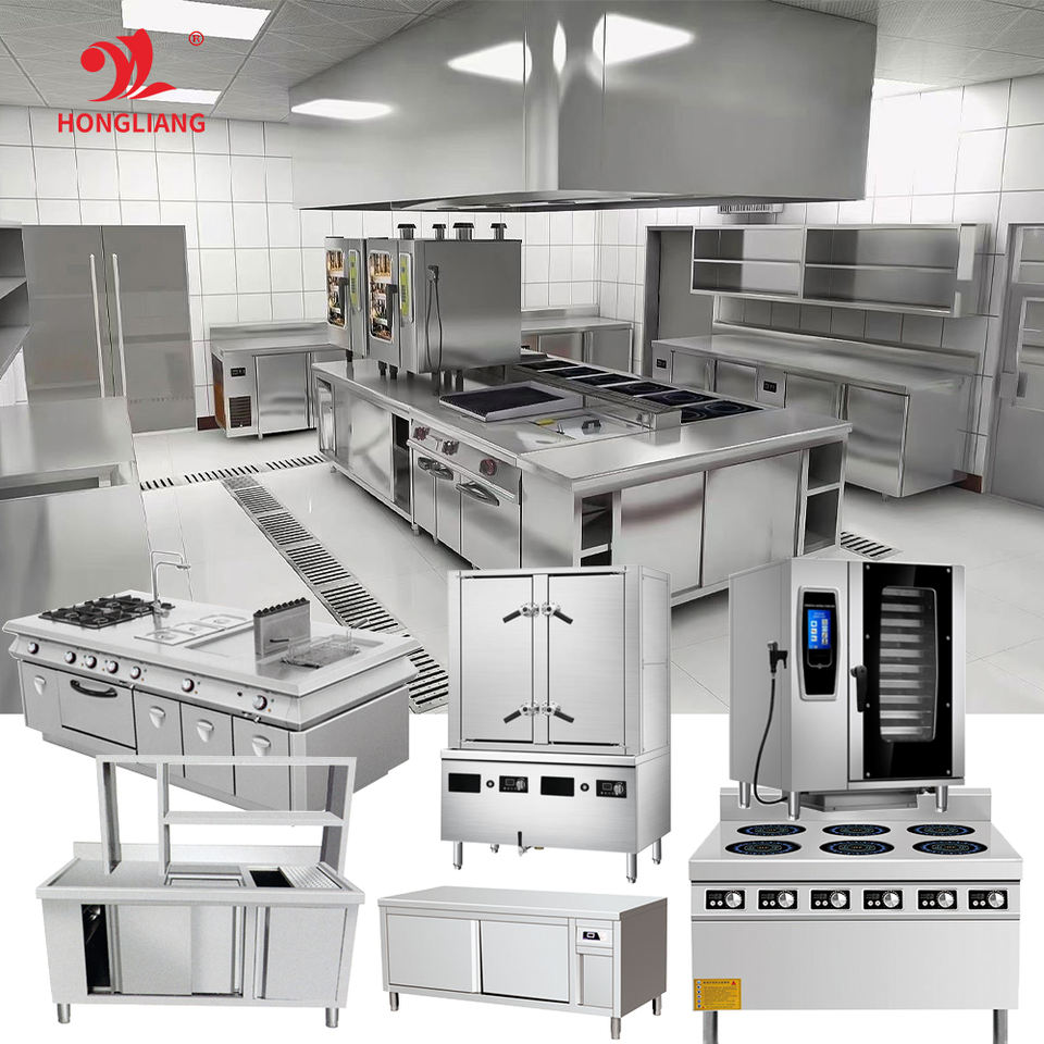 Hotel Project Commercial Catering Equipment Stainless Steel Restaurant Kitchen Equipment for Restaurant List