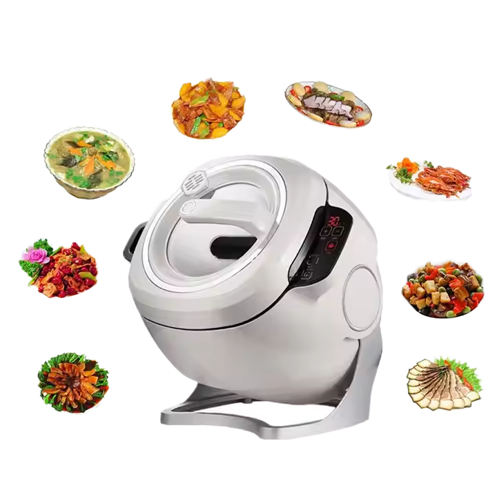 Rotating Smart Robot Cooker Commercial Kitchen Equipment for Restaurant and Hotel Automatic Fried Rice Wok Chef Machine